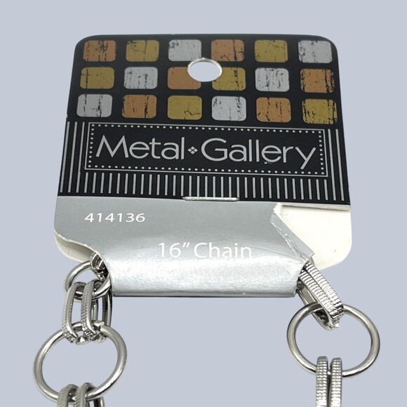 Lot Jewelry Making Chains Silver Tone Metal Elastic Cord Variety Necklace Craft - Picture 9 of 10